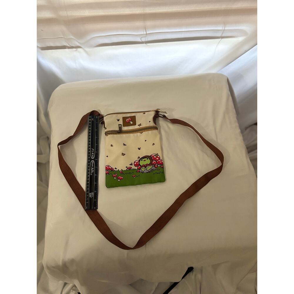 Kawaii Cottagecore Frog Mushroom Mini Crossbody Bag